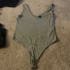 Green body suit